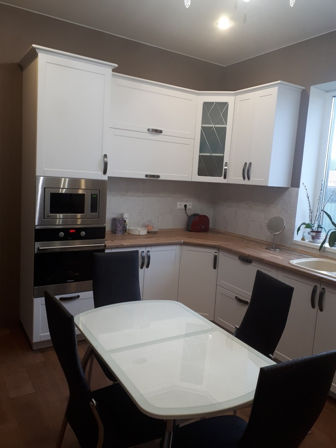 Белый кухонный гарнитур-Кухня «Модель 493»-фото1